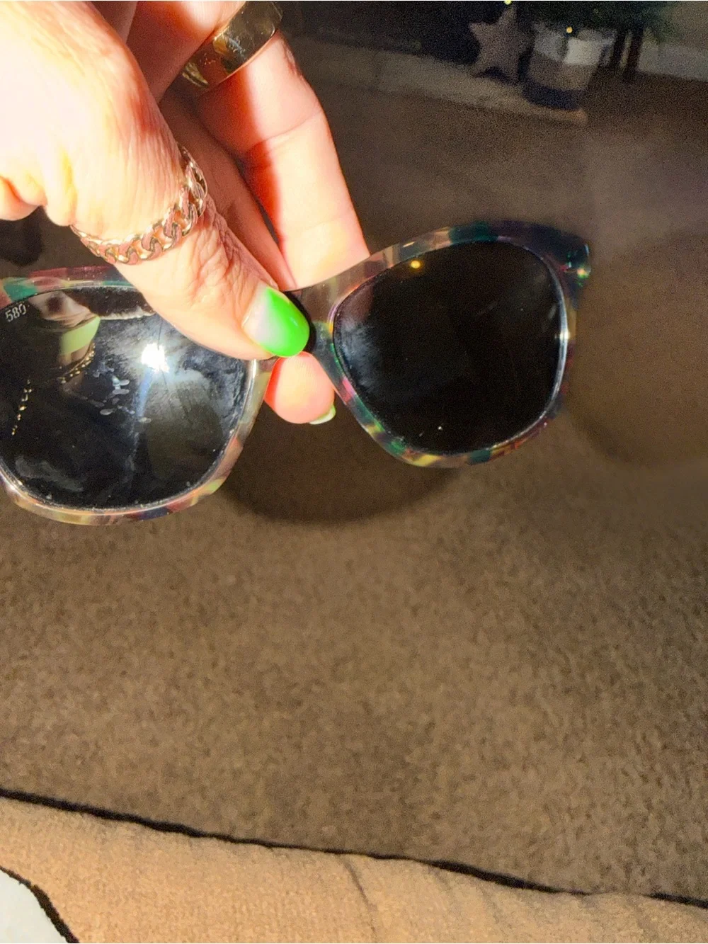 Costa Tortoiseshell Frame Sunglasses with Dark Lenses